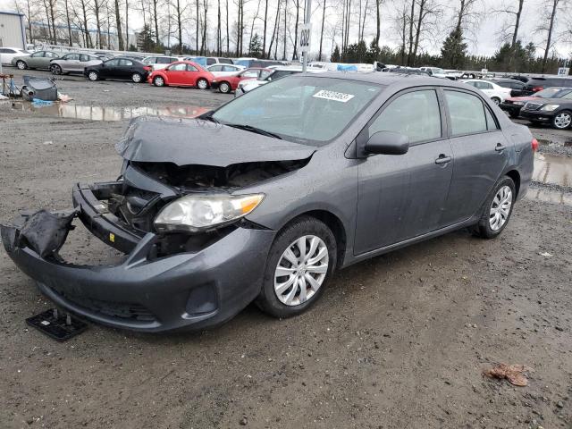 2T1BU4EE9CC815610 - 2012 TOYOTA COROLLA BASE CHARCOAL photo 1