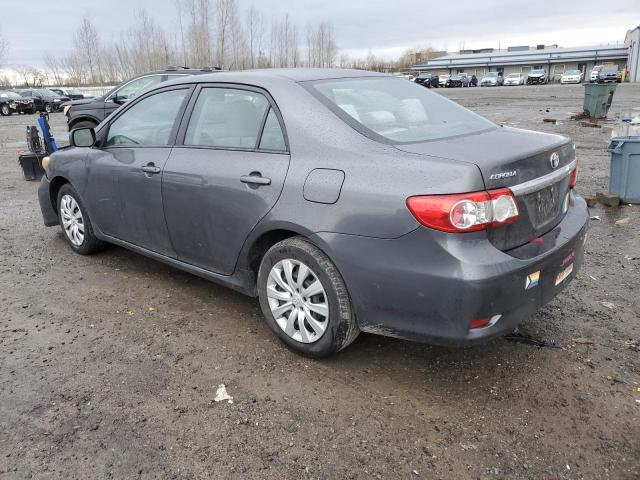 2T1BU4EE9CC815610 - 2012 TOYOTA COROLLA BASE CHARCOAL photo 2