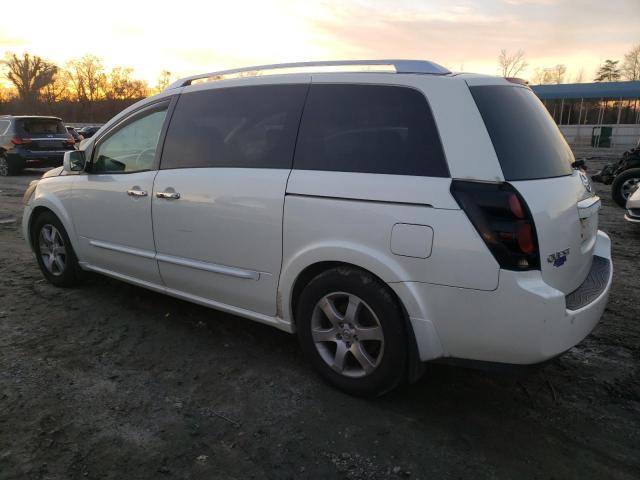 5N1BV28UX8N118757 - 2008 NISSAN QUEST S WHITE photo 2