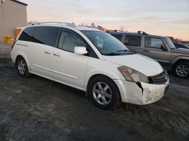 5N1BV28UX8N118757 - 2008 NISSAN QUEST S WHITE photo 4