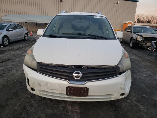 5N1BV28UX8N118757 - 2008 NISSAN QUEST S WHITE photo 5