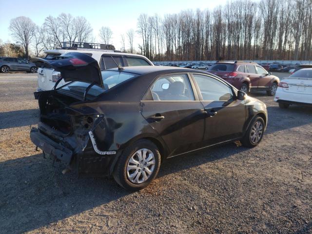 KNAFU4A23A5104215 - 2010 KIA FORTE EX BLACK photo 3