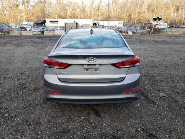 KMHD84LF1JU659728 - 2018 HYUNDAI ELANTRA SEL GRAY photo 6