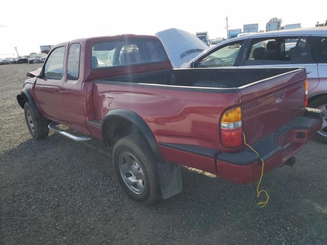 5TESM92N31Z747085 - 2001 TOYOTA TACOMA XTRACAB PRERUNNER BURGUNDY photo 2