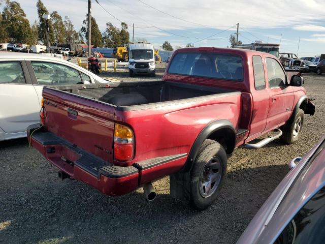 5TESM92N31Z747085 - 2001 TOYOTA TACOMA XTRACAB PRERUNNER BURGUNDY photo 3