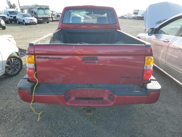 5TESM92N31Z747085 - 2001 TOYOTA TACOMA XTRACAB PRERUNNER ბურგუნდია ფოტო 6