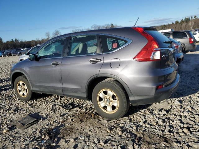 5J6RM4H33GL094783 - 2016 HONDA CR-V LX GRAY photo 2