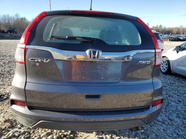 5J6RM4H33GL094783 - 2016 HONDA CR-V LX GRAY photo 6