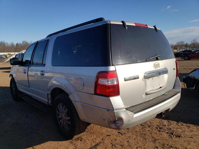 1FMJK1J51CEF11444 - 2012 FORD EXPEDITION EL XLT SILVER photo 2