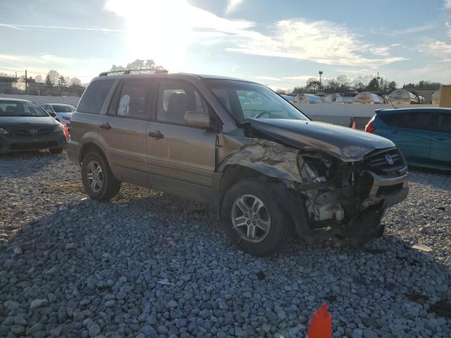 2HKYF186X3H559028 - 2003 HONDA PILOT EXL TAN photo 4