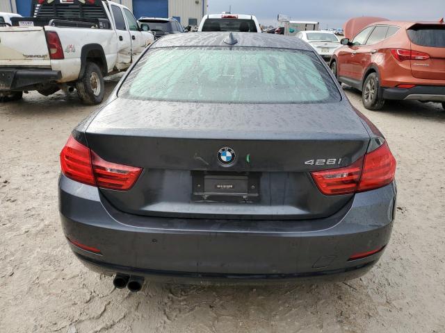 WBA3N7C59GK226872 - 2016 BMW 428 I GRAY photo 6