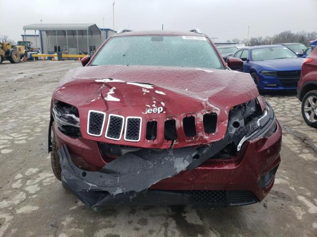 1C4PJMLBXKD195097 - 2019 JEEP CHEROKEE LATITUDE PLUS BURGUNDY photo 5