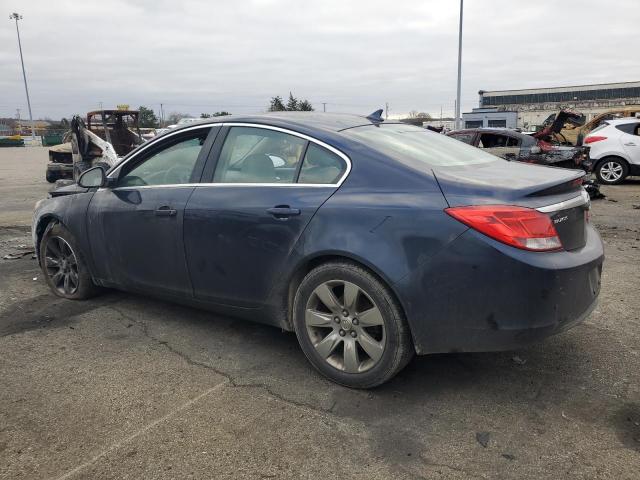 2G4GR5EK0C9138655 - 2012 BUICK REGAL BLUE photo 2