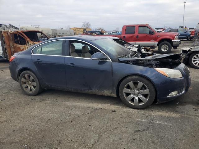 2G4GR5EK0C9138655 - 2012 BUICK REGAL BLUE photo 4