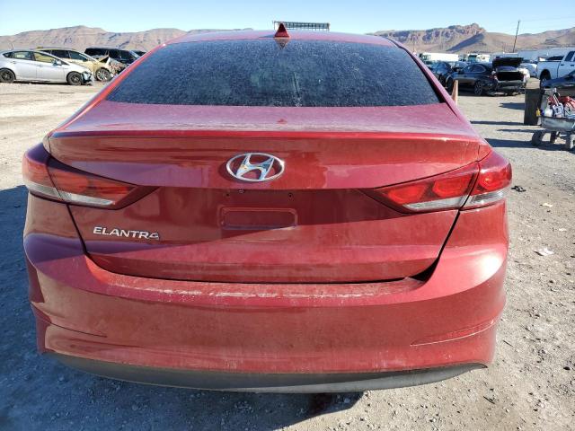 5NPD84LF4HH136874 - 2017 HYUNDAI ELANTRA SE RED photo 6