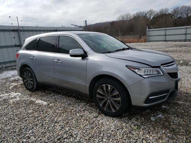 5FRYD3H45GB020352 - 2016 ACURA MDX TECHNOLOGY SILVER photo 4