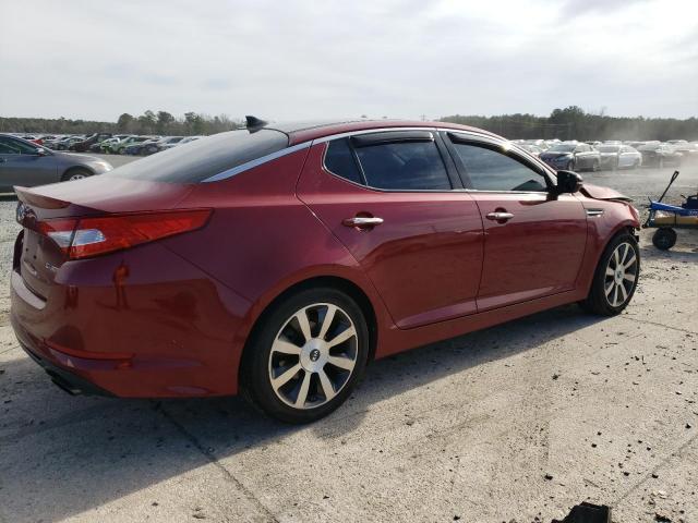 KNAGR4A65B5161929 - 2011 KIA OPTIMA SX BURGUNDY photo 3