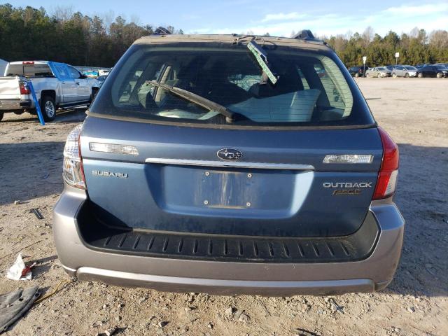 4S4BP60C387327699 - 2008 SUBARU OUTBACK BLUE photo 6