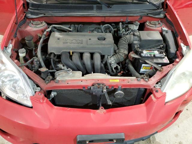 2T1KR32E45C381647 - 2005 TOYOTA COROLLA MA XR RED photo 11