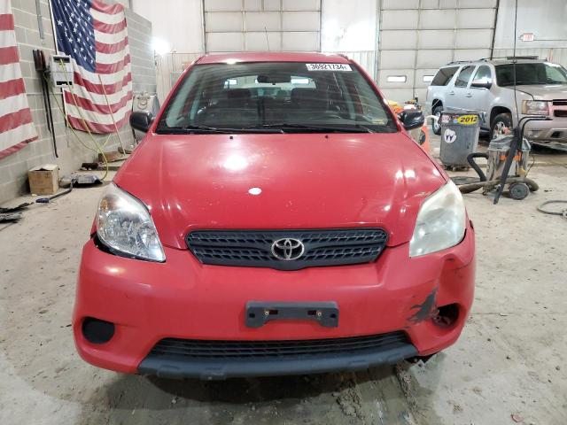 2T1KR32E45C381647 - 2005 TOYOTA COROLLA MA XR RED photo 5