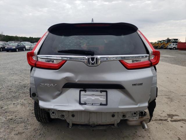 2HKRW5H35KH401485 - 2019 HONDA CR-V LX SILVER photo 6