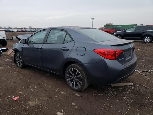 5YFBURHE4HP608123 - 2017 TOYOTA COROLLA L GRAY photo 2