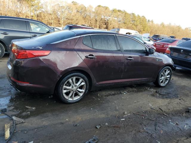 5XXGM4A79DG193307 - 2013 KIA OPTIMA LX MAROON photo 3