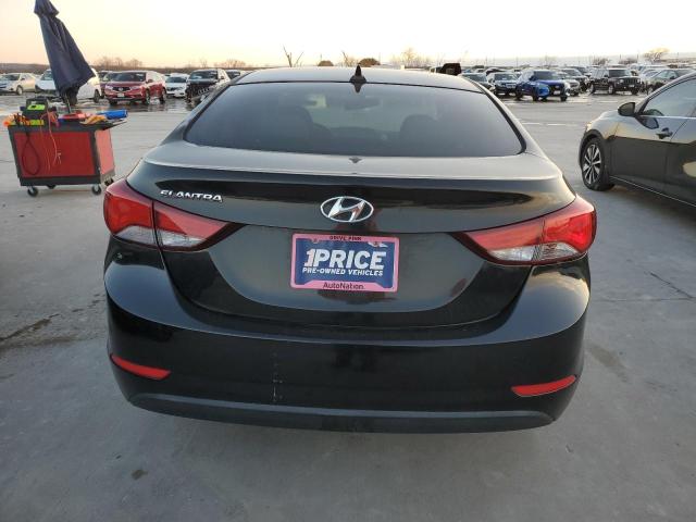 KMHDH4AE6FU328810 - 2015 HYUNDAI ELANTRA SE BLACK photo 6