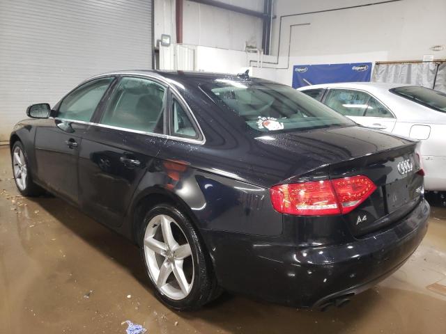 WAUKFAFL5BN051401 - 2011 AUDI A4 PRESTIGE BLACK photo 2