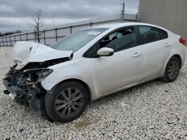 KNAFX4A67E5098886 - 2014 KIA FORTE LX WHITE photo 1