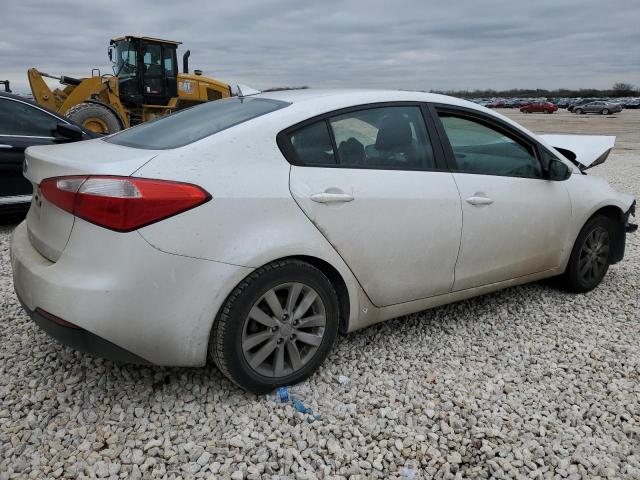 KNAFX4A67E5098886 - 2014 KIA FORTE LX WHITE photo 3