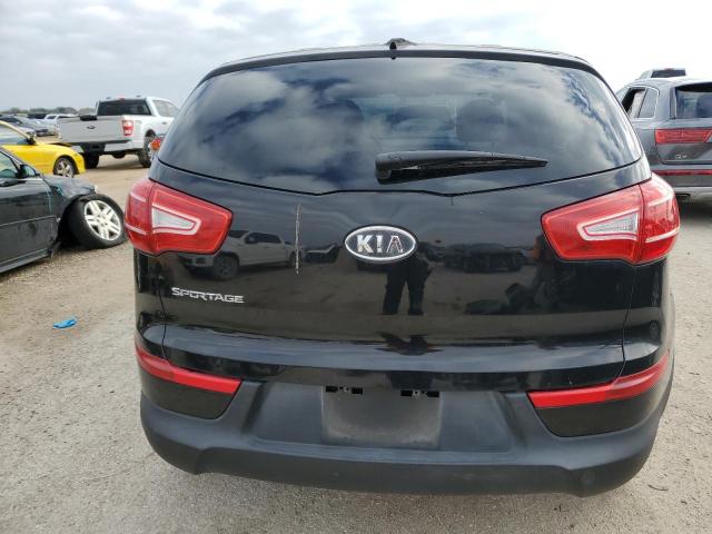 KNDPB3A24C7268605 - 2012 KIA SPORTAGE BASE BLACK photo 6