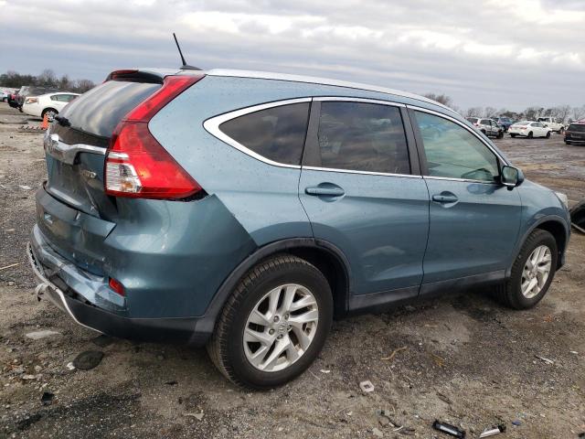 2HKRM4H74GH625762 - 2016 HONDA CR-V EXL TURQUOISE photo 3