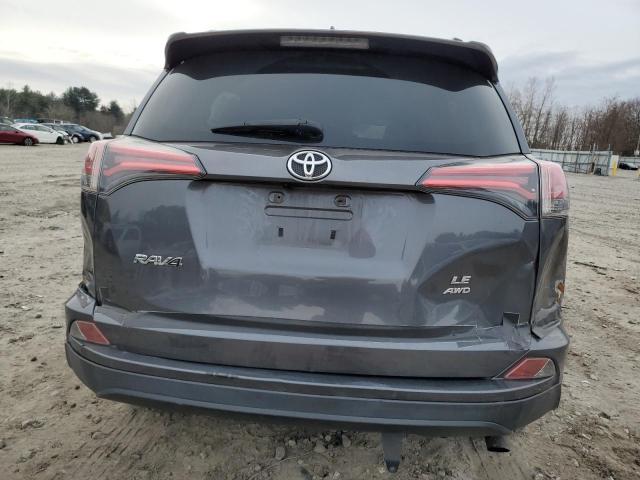 JTMBFREVXGD186424 - 2016 TOYOTA RAV4 LE GRAY photo 6