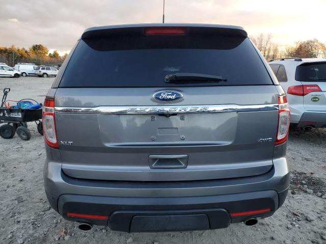 1FM5K8D85EGA05610 - 2014 FORD EXPLORER XLT GRAY photo 6