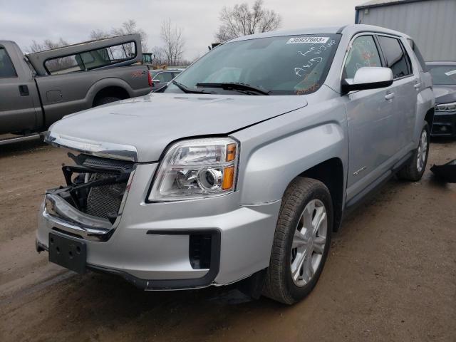 2GKFLSEK8H6286520 - 2017 GMC TERRAIN SLE SILVER photo 1