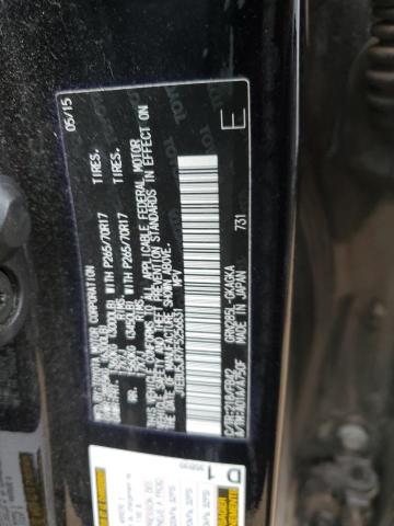 JTEBU5JR7F5256831 - 2015 TOYOTA 4RUNNER SR5 BLACK photo 13