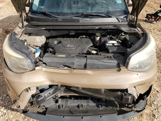 KNDJN2A28E7093382 - 2014 KIA SOUL TAN photo 11