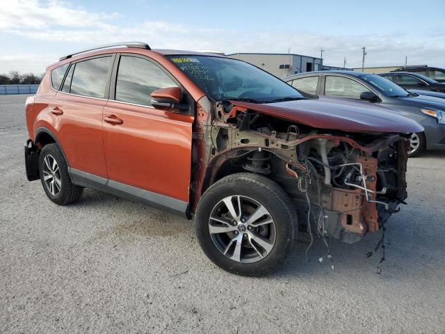 2T3WFREV8GW309349 - 2016 TOYOTA RAV4 XLE ORANGE photo 4