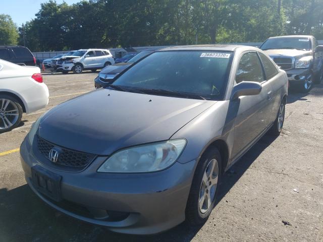 1HGEM22974L046030 - 2004 HONDA CIVIC EX  photo 2