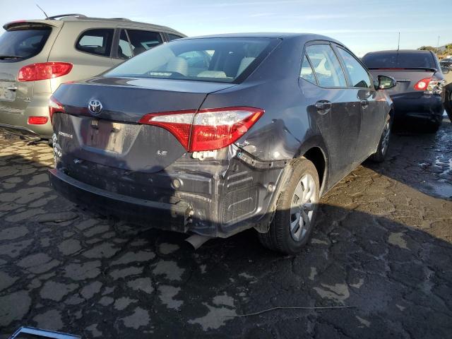 5YFBURHE4FP322561 - 2015 TOYOTA COROLLA L GRAY photo 3