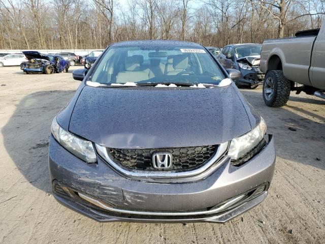 19XFB2F51FE701374 - 2015 HONDA CIVIC LX GRAY photo 5