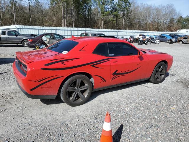 2C3CDZAG2FH700855 - 2015 DODGE CHALLENGER SXT RED photo 3