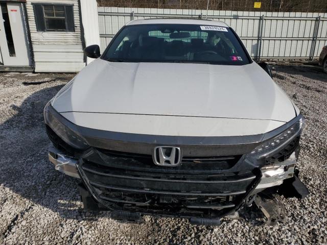 1HGCV2F37NA016971 - 2022 HONDA ACCORD SPORT WHITE photo 5