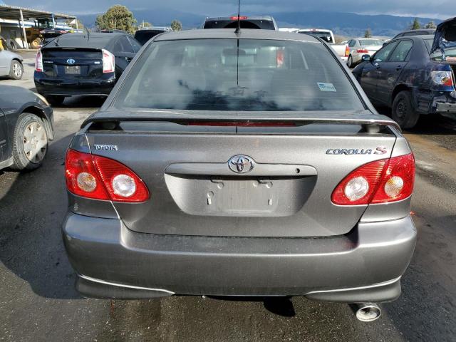 1NXBR30E56Z738837 - 2006 TOYOTA COROLLA CE GRAY photo 6