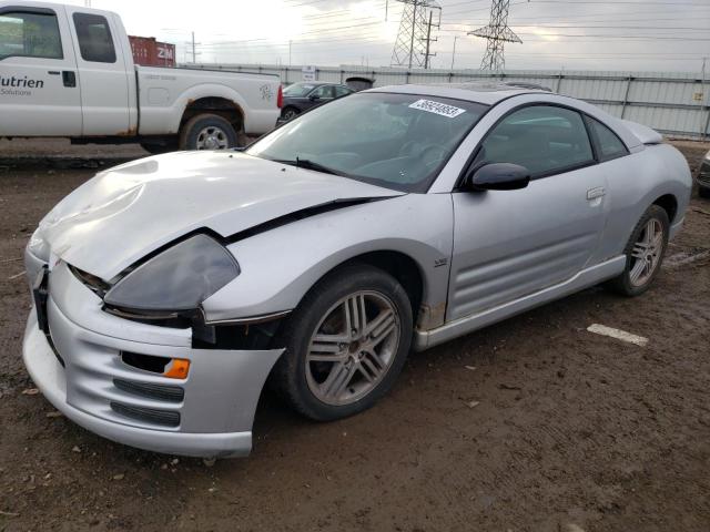 4A3AC54H31E122488 - 2001 MITSUBISHI ECLIPSE GT SILVER photo 1