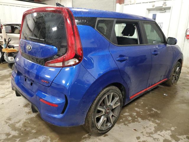 KNDJ63AUXL7032083 - 2020 KIA SOUL GT LINE BLUE photo 3