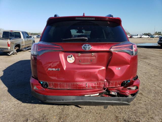 2T3ZFREV1JW461445 - 2018 TOYOTA RAV4 LE MAROON photo 6