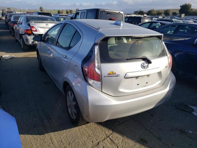 JTDKDTB35F1094420 - 2015 TOYOTA PRIUS C SILVER photo 2