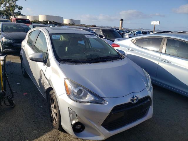 JTDKDTB35F1094420 - 2015 TOYOTA PRIUS C SILVER photo 4